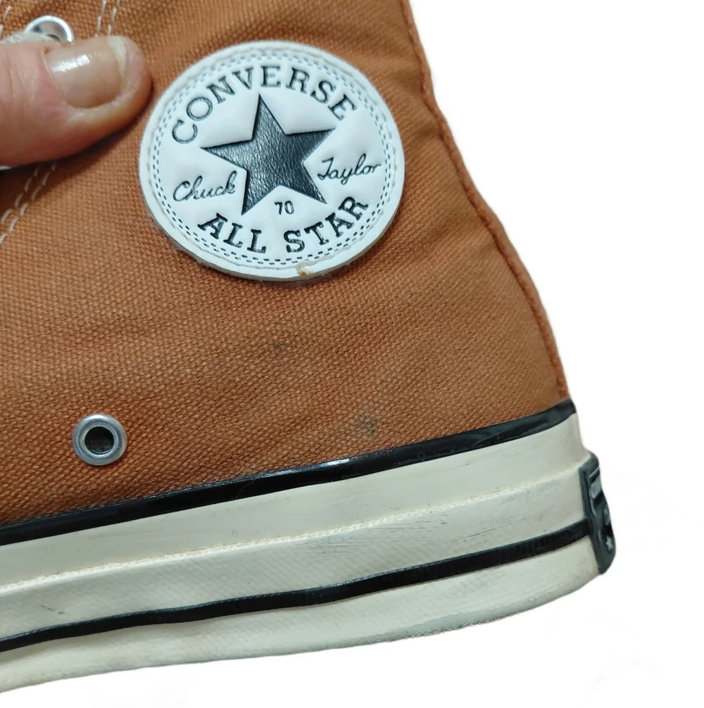 Converse All Star Brown High-Tops Men's Size 6 Chuck Taylor Sneakers - Picture 8 of 14